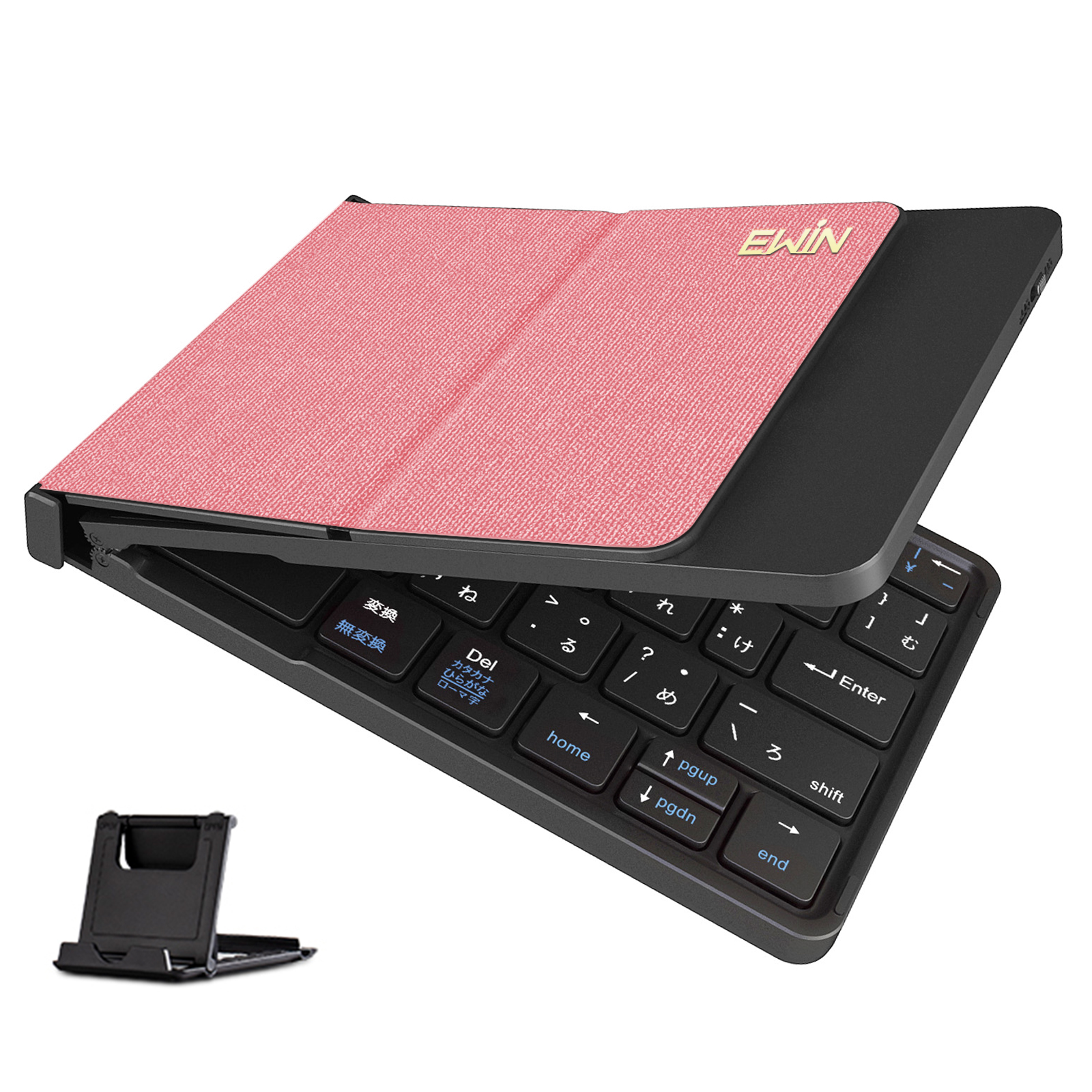 Bluetooth キーボード 折りたたみ 日本語配列 iPad ブルートゥース キーボード ワイヤレスキーボード スマホスタンド付き 小型 Mac/iOS/Android/Windows対応 |  | 04