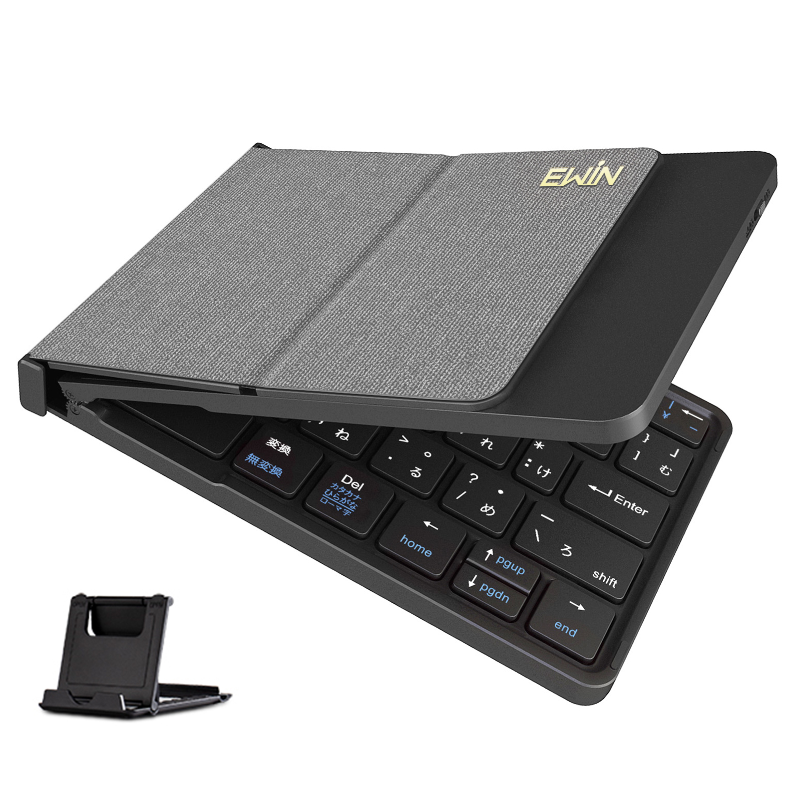 Bluetooth キーボード 折りたたみ 日本語配列 iPad ブルートゥース キーボード ワイヤレスキーボード スマホスタンド付き 小型 Mac/iOS/Android/Windows対応 |  | 06