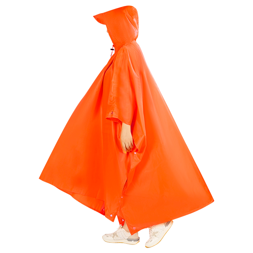 レインコート 自転車用 収納袋付き レインポンチョ ロング丈 レインウェア リュック対応 タープ  通勤 通学 雨合羽 カッパ 防水 男女兼用 |  | 04