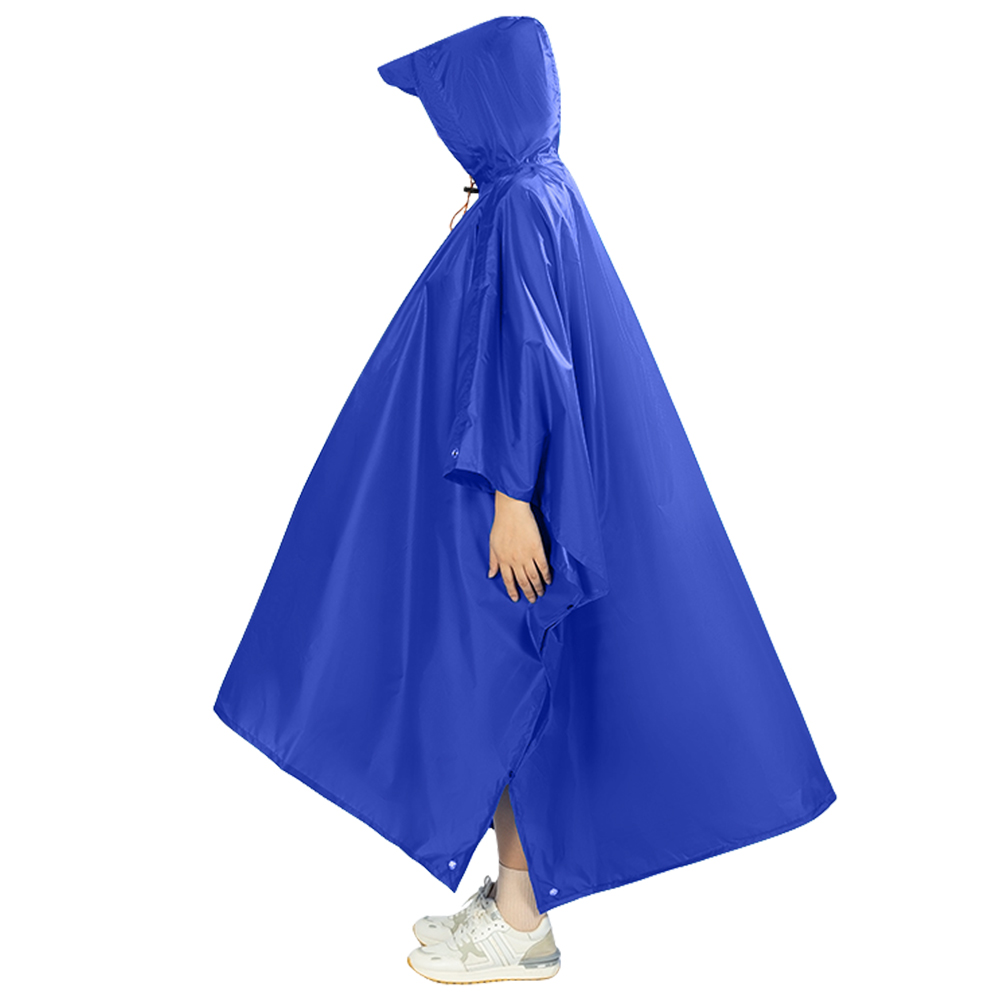 レインコート 自転車用 収納袋付き レインポンチョ ロング丈 レインウェア リュック対応 タープ  通勤 通学 雨合羽 カッパ 防水 男女兼用 |  | 05