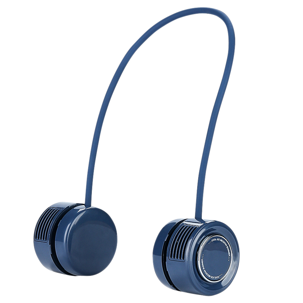 首掛け扇風機 折りたたみ式 ネックファン 羽根なし USB扇風機 首かけ 強力 ネッククーラー ハンディファン 首掛けファン  3段階風量 360°調節 巻き付け収納 |  | 02