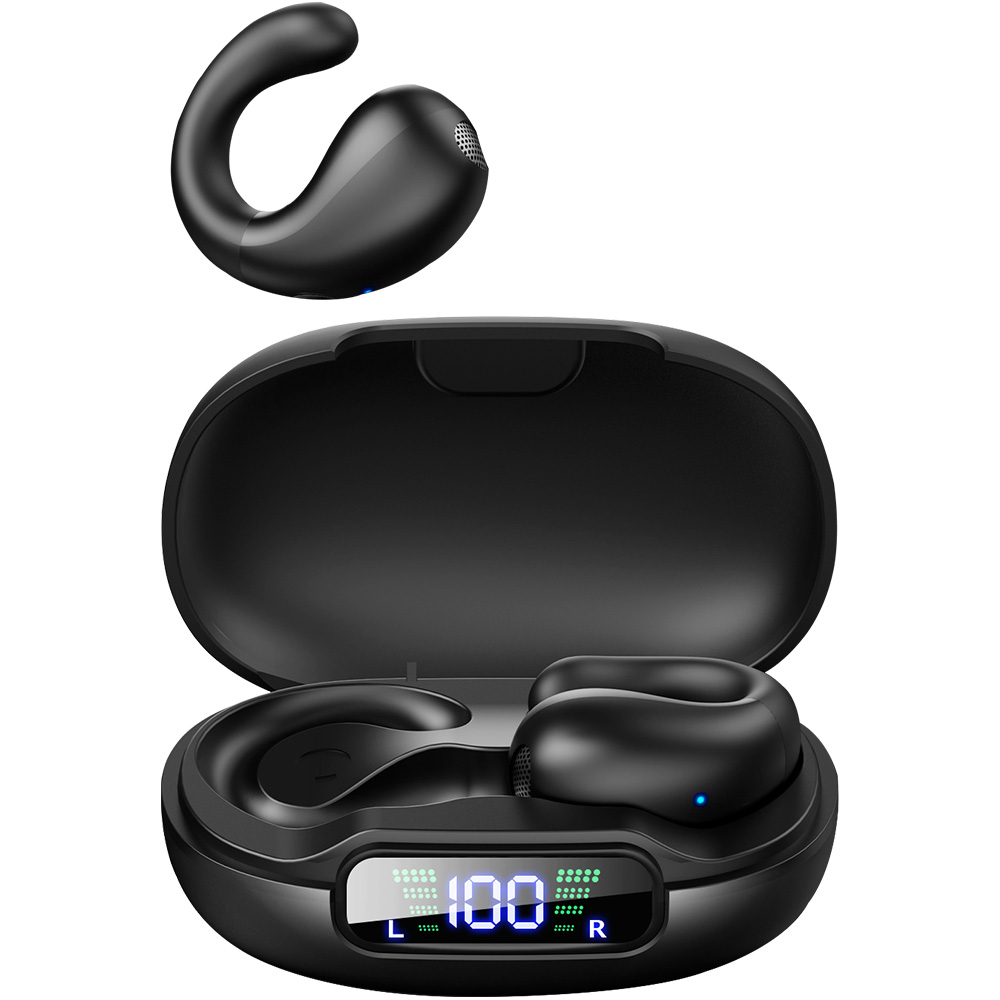 ワイヤレスイヤホン 骨伝導 Bluetooth5.3 イヤホン ヘッドホン 耳掛け式  耳クリップ型 ブルートゥース Hi-Fi高音質  軽量通話 iPhone Android 対応 |  | 01