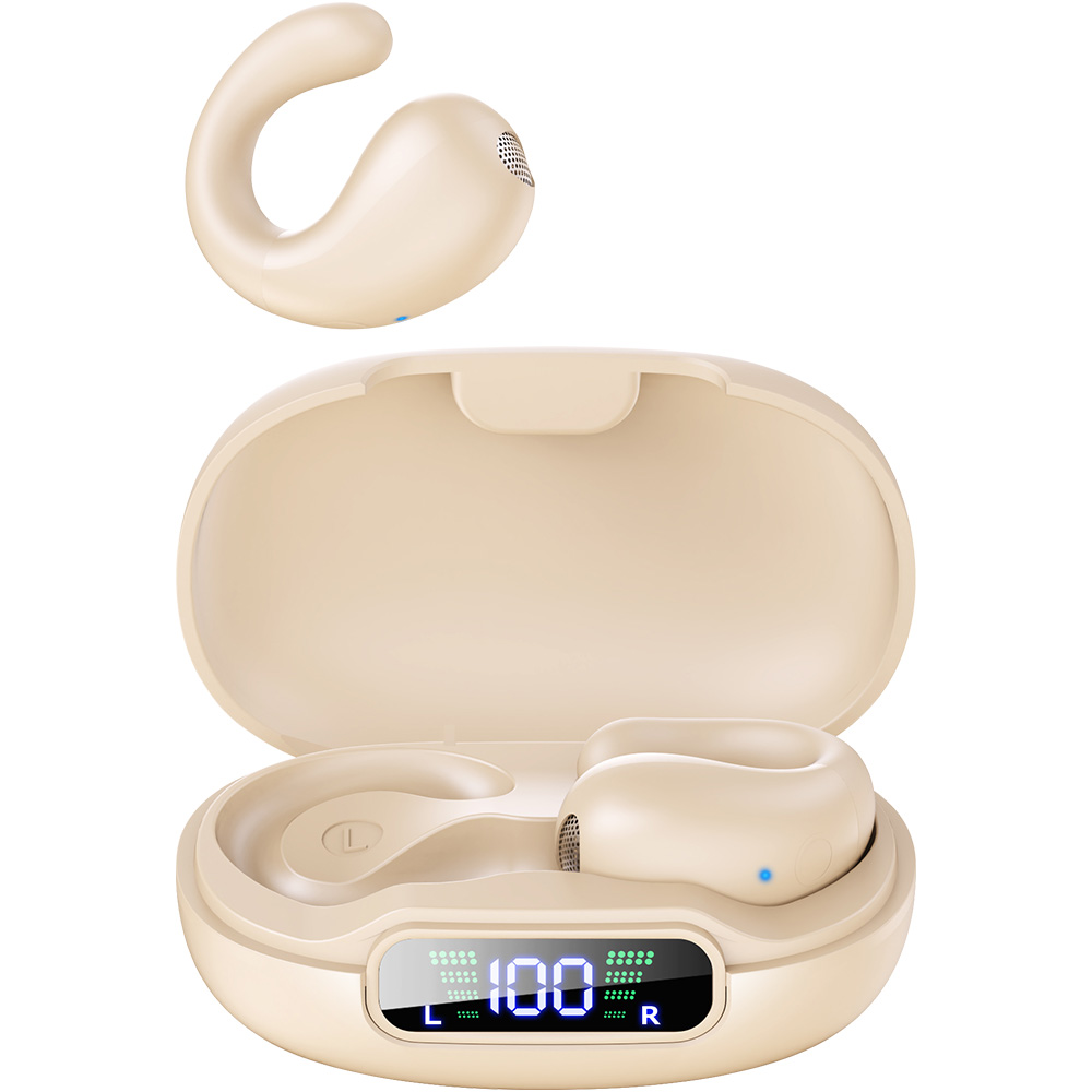 ワイヤレスイヤホン 骨伝導 Bluetooth5.3 イヤホン ヘッドホン 耳掛け式  耳クリップ型 ブルートゥース Hi-Fi高音質  軽量通話 iPhone Android 対応 |  | 05