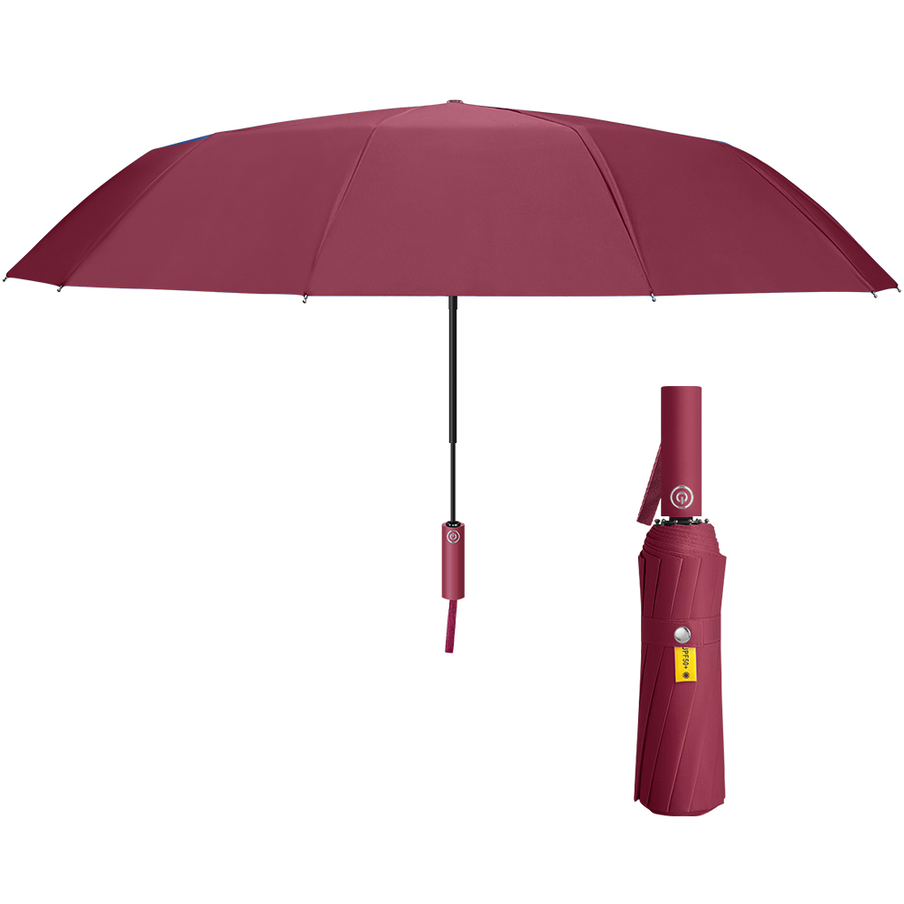 折りたたみ傘 自動開閉 ワンタッチ メンズ  レディース 大きい 折り畳み傘 晴雨兼用 雨傘 丈夫 頑丈 耐強風 日傘 傘 24本骨 男女兼用 収納ポーチ付き |  | 08