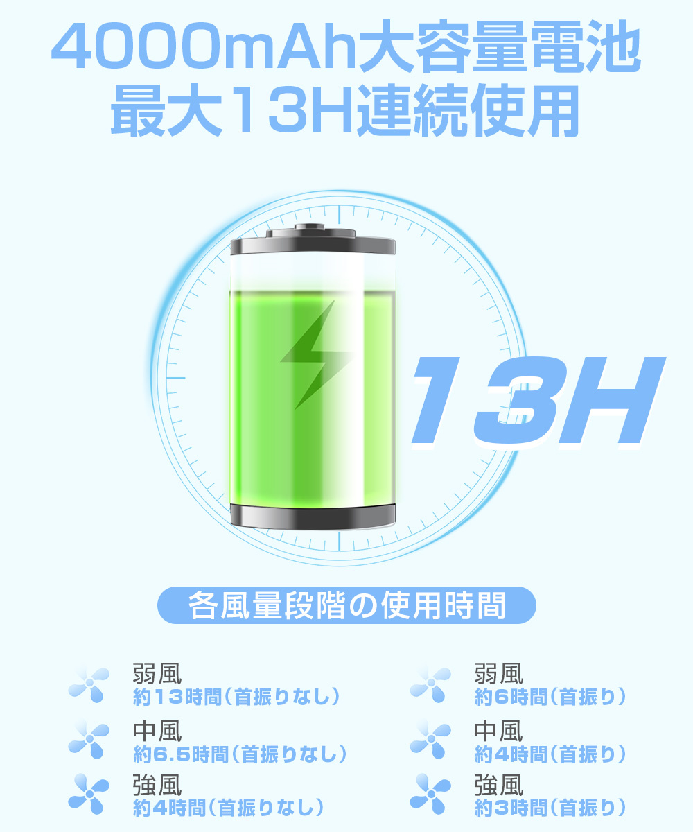 手持ち扇風機