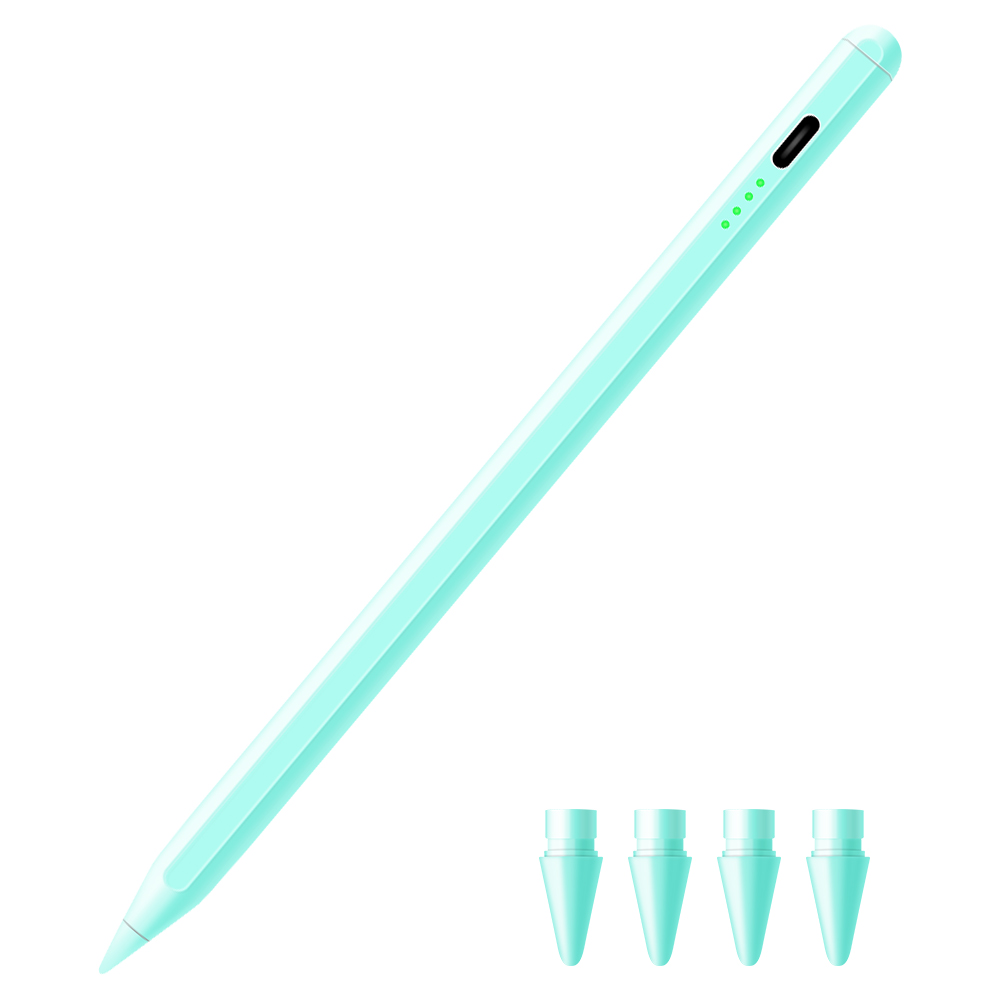 【交換ペン先4個付き】iPad タッチペン スタイラスペン 残量表示 iPad ペンシル iPad Air iPad Pro デジタルペン 傾き感知 パームリジェクション 誤動作防止 |  | 04