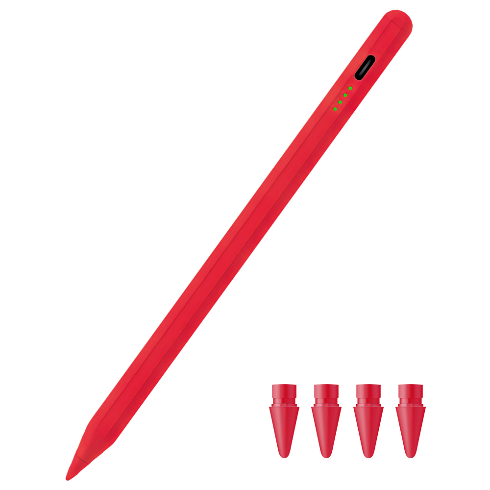 【交換ペン先4個付き】iPad タッチペン スタイラスペン 残量表示 iPad ペンシル iPad Air iPad Pro デジタルペン 傾き感知 パームリジェクション 誤動作防止 |  | 06