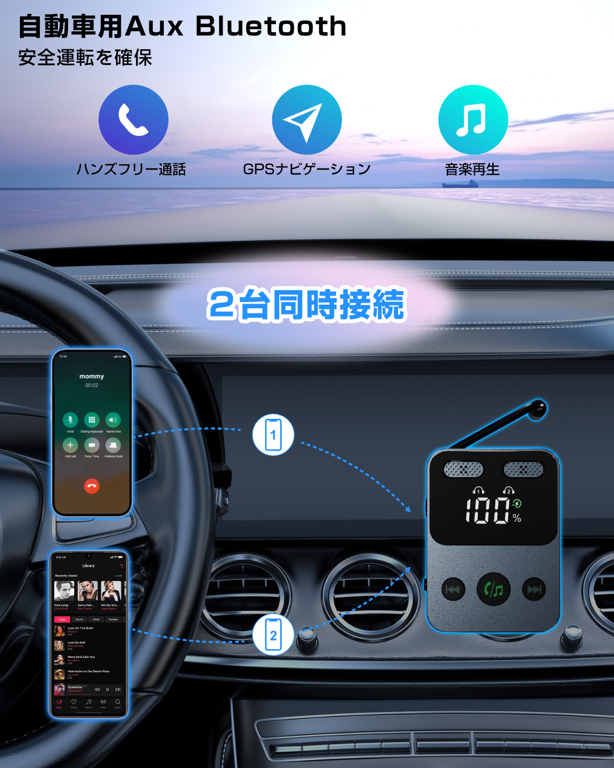 音声アシスタント bluetooth