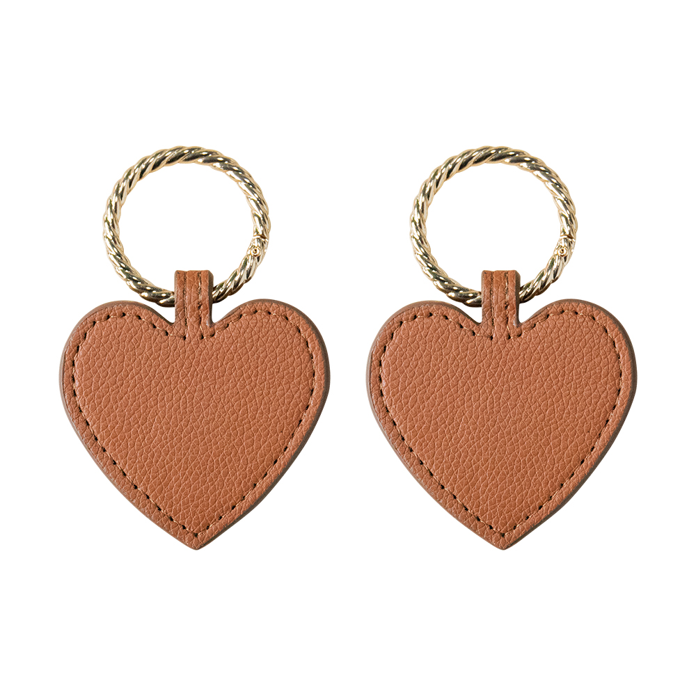 ハットクリップ キャップクリップ 2個セット 帽子クリップ 帽子収納 鞄アクセサリー 強力マグネット 金具 レザー 葉 ハート型 持ち歩き 帽子フック 紛失防止 |  | 02