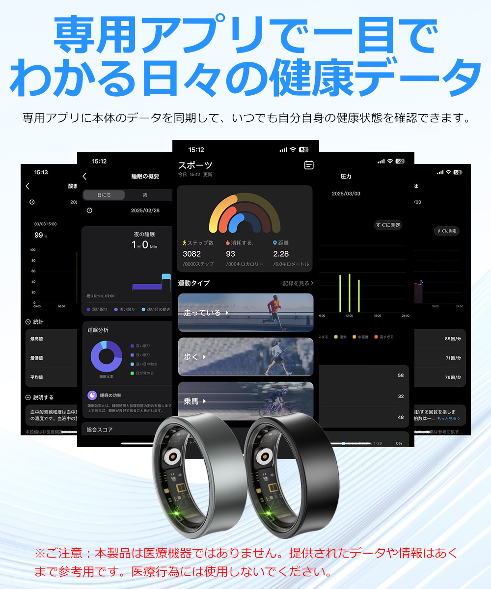 スマート指輪 iPhone