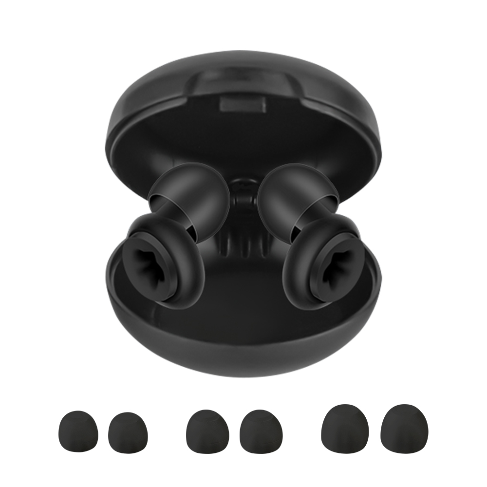 耳栓 睡眠用 イヤープラグ 遮音 みみせん ライブ 28dB低減 収納ケース付き S/M/L イヤーチップ 3セット 防音 ノイズキャンセリング 聴覚過敏 シリコン 水洗い |  | 01