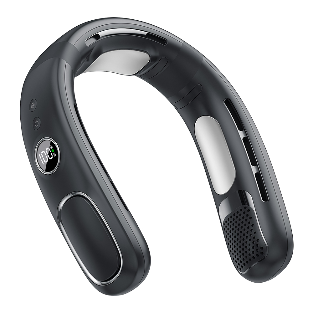 首掛け扇風機 ネッククーラー 冷却プレート付き 瞬時冷却 ネックファン 羽根なし USB扇風機 首掛けファン ひんやり 携帯扇風機 5段階風量調節 ハンディファン |  | 01