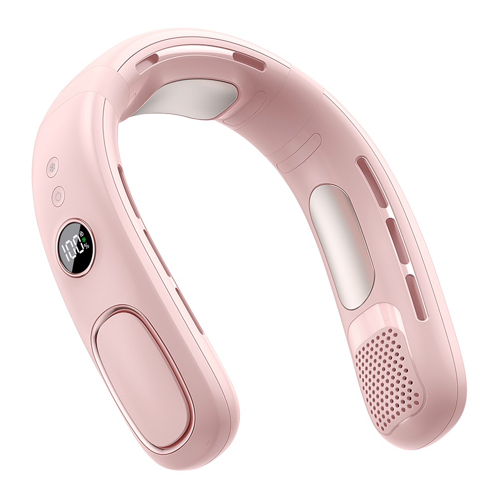 首掛け扇風機 ネッククーラー 冷却プレート付き 瞬時冷却 ネックファン 羽根なし USB扇風機 首掛けファン ひんやり 携帯扇風機 5段階風量調節 ハンディファン |  | 03