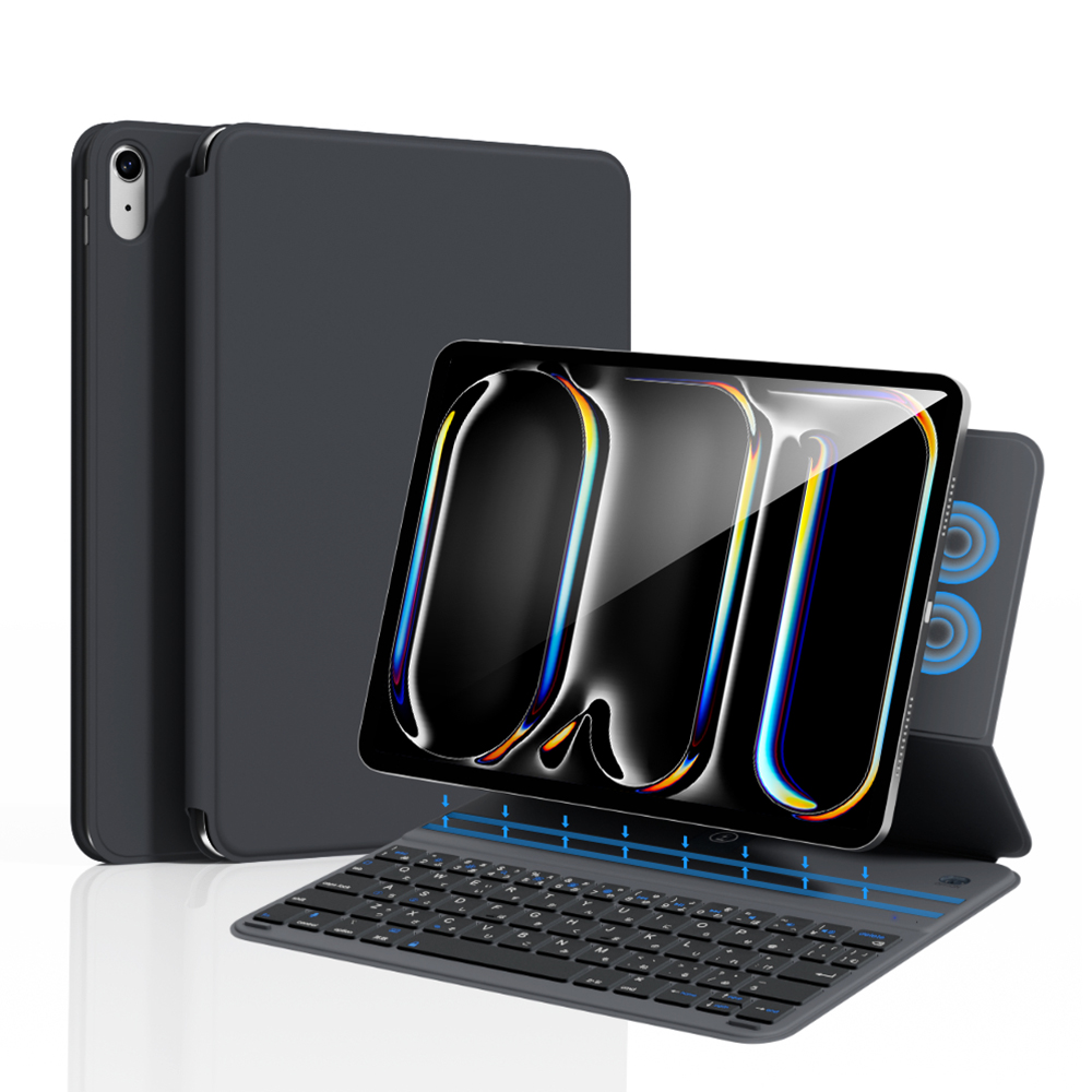 【2台iOSデバイス接続可】iPad A16 11世代 キーボード ケース 日本語配列 iPad 第10世代 10.9インチ 磁気吸着 一体型 1300h長時間使用 超薄 軽量 Bluetooth 5.3 |  | 01