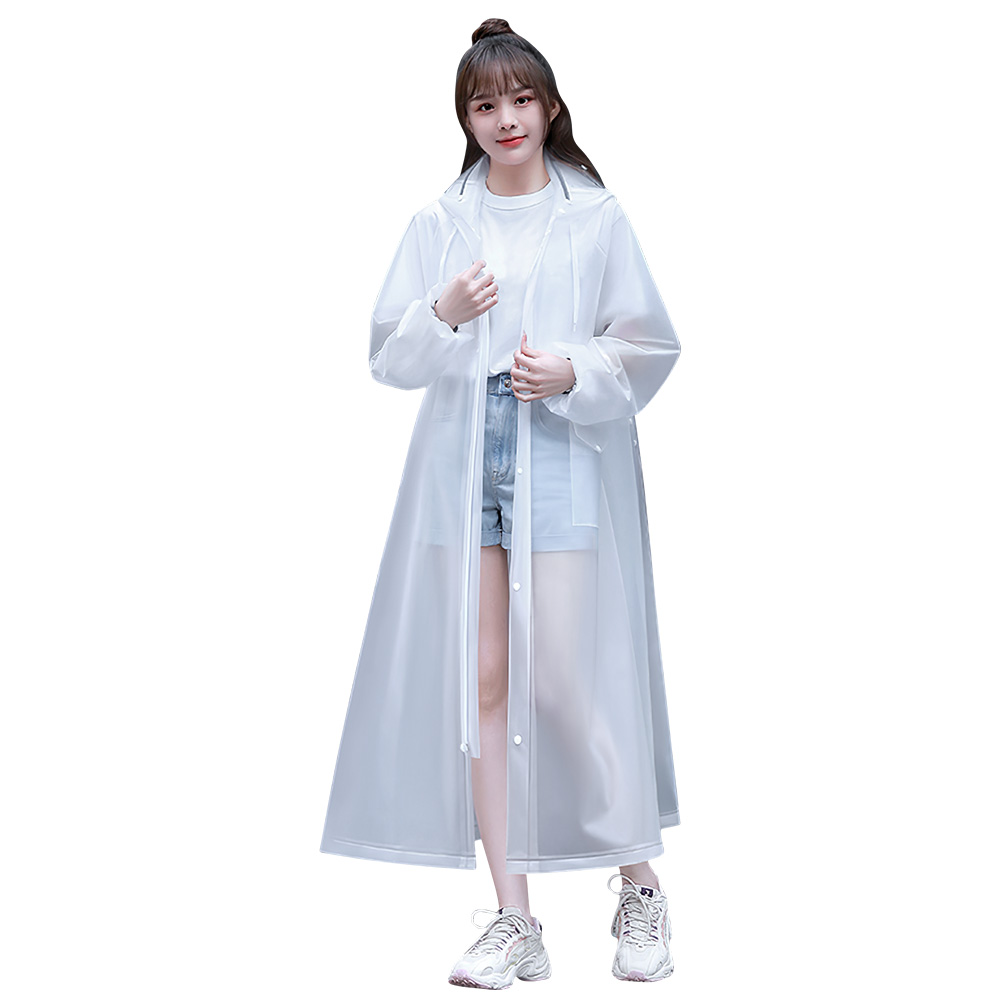 レインコート 自転車 レディース メンズ レインバイザー付き レインポンチョ ロング丈 前開き レインウェア リュック対応 収納式手袋 ポケットあり 二重ツバ |  | 03