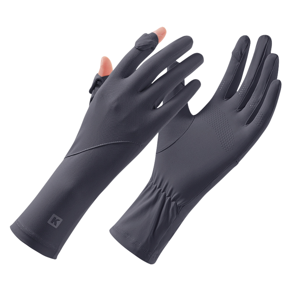 UV手袋 手袋 レディース手袋 接触冷感 ショート手袋 2本指出し UVカット 紫外線 日焼け防止 夏 吸汗速乾 滑り止め スマホ対応 極薄 軽量 通気 アウトドア |  | 02