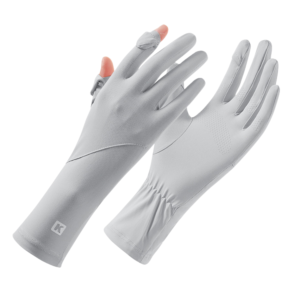 UV手袋 手袋 レディース手袋 接触冷感 ショート手袋 2本指出し UVカット 紫外線 日焼け防止 夏 吸汗速乾 滑り止め スマホ対応 極薄 軽量 通気 アウトドア |  | 03
