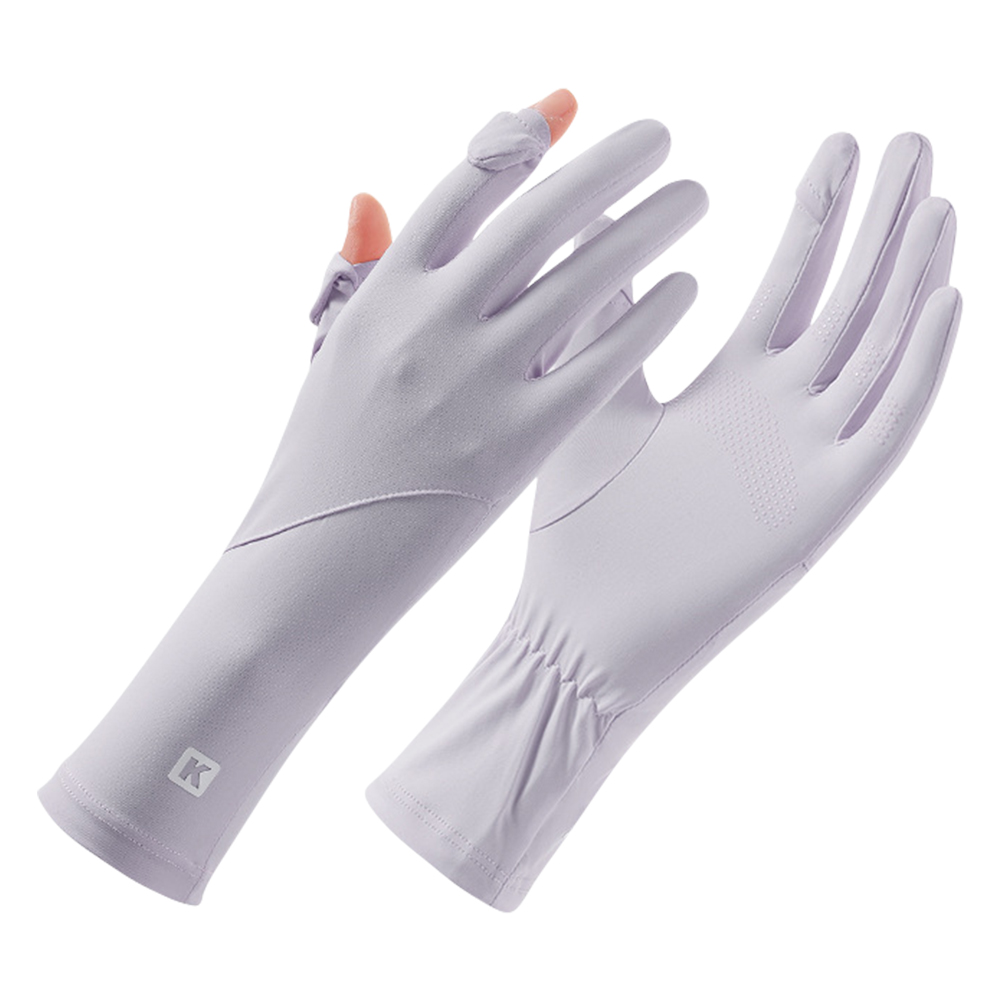 UV手袋 手袋 レディース手袋 接触冷感 ショート手袋 2本指出し UVカット 紫外線 日焼け防止 夏 吸汗速乾 滑り止め スマホ対応 極薄 軽量 通気 アウトドア |  | 05