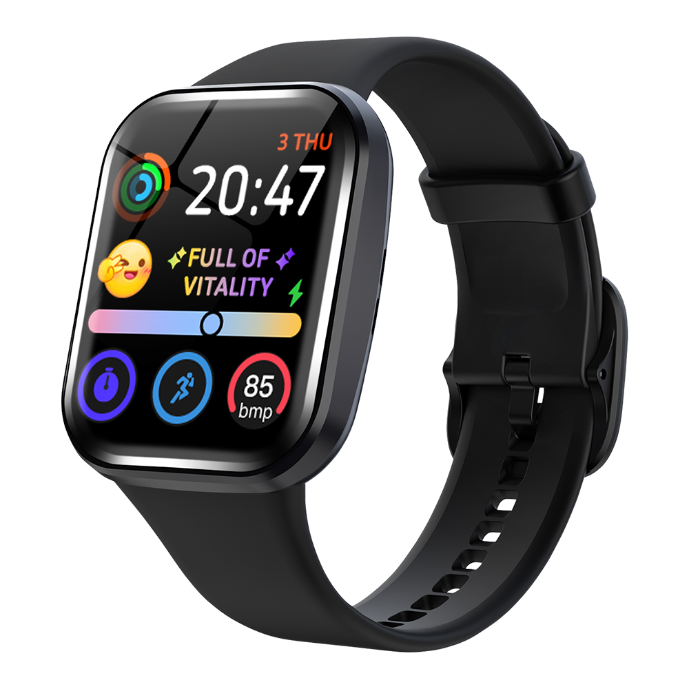 スマートウォッチ Bluetooth通話 1.83インチ大画面 血中酸素 心拍 歩数 カロリー 健康管理 スマートブレスレット リストバンド 腕時計 着信通知 睡眠 IP67防水 |  | 01