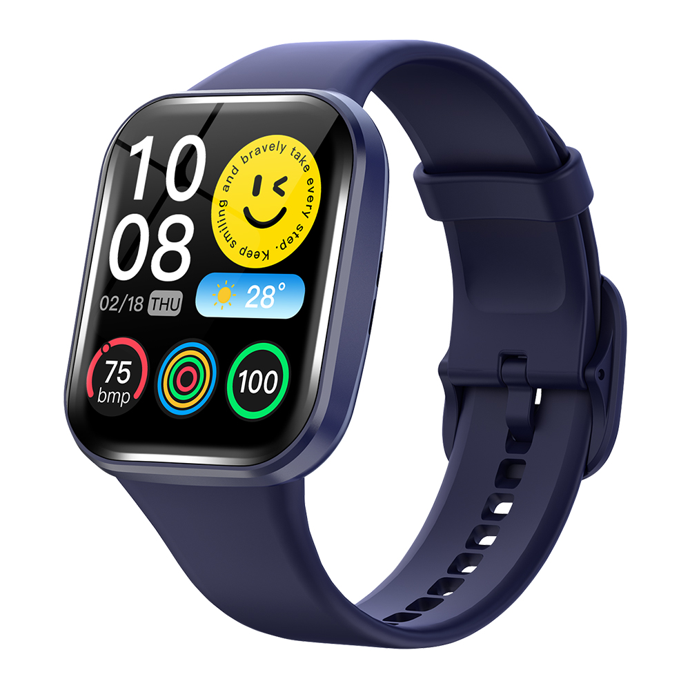 スマートウォッチ Bluetooth通話 1.83インチ大画面 血中酸素 心拍 歩数 カロリー 健康管理 スマートブレスレット リストバンド 腕時計 着信通知 睡眠 IP67防水 |  | 03