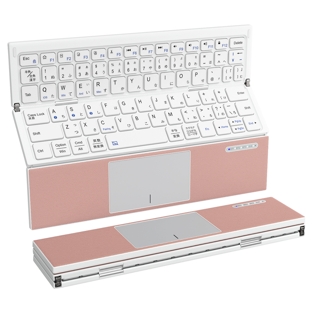 Bluetooth キーボード 折りたたみ 日本語配列 iPad ワイヤレスキーボード タッチパッド付き ブルートゥース キーボード iOS Android Windows Mac  Type-C充電式 |  | 05