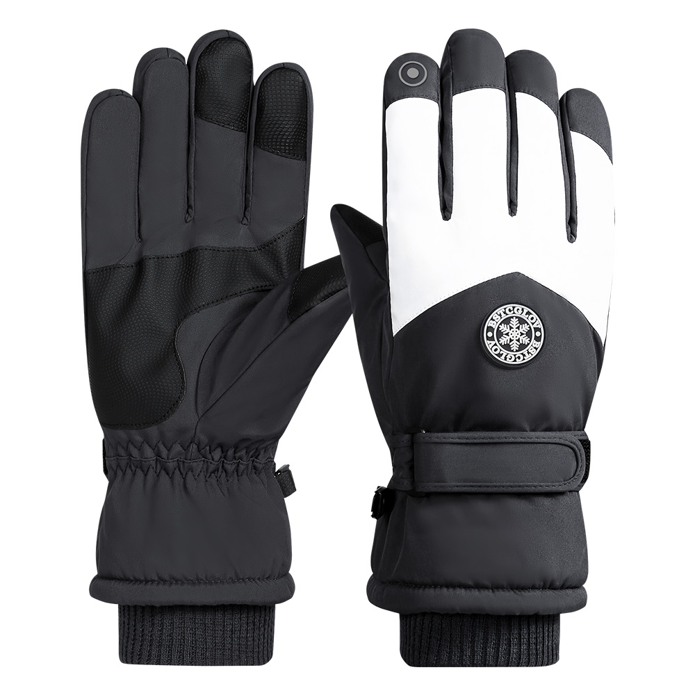 スキー グローブ レディース メンズ スノーボード グローブ スキー手袋 スノボ グローブ 5本指 冬用 バイクグローブ 防寒手袋 防水 防風 スマホ対応 滑り止め |  | 02