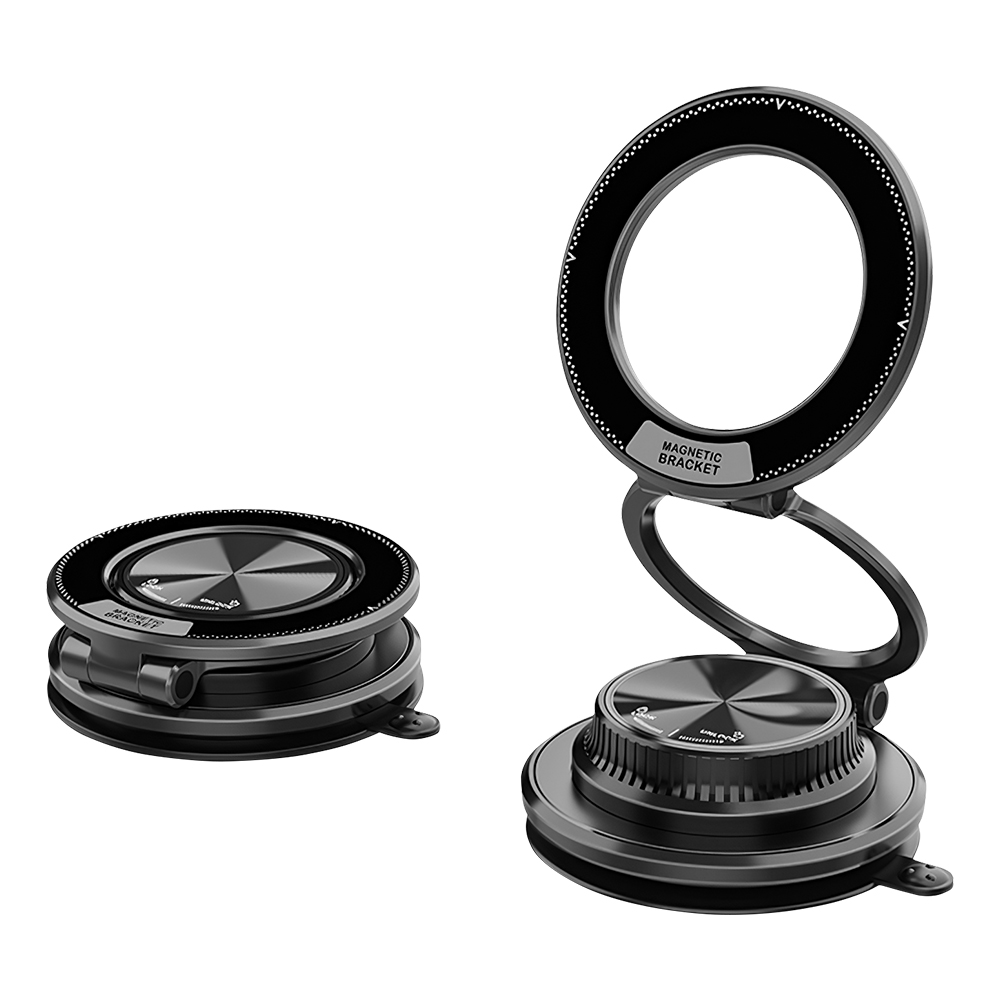 車載ホルダー マグネット スマホホルダー 車 真空吸盤 超強磁力 N52磁石 MagSafe対応 スマホ車載ホルダー 折りたたみ 360°自由回転 携帯スタンド  片手操作 |  | 01