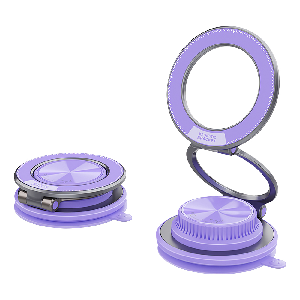車載ホルダー マグネット スマホホルダー 車 真空吸盤 超強磁力 N52磁石 MagSafe対応 スマホ車載ホルダー 折りたたみ 360°自由回転 携帯スタンド  片手操作 |  | 04