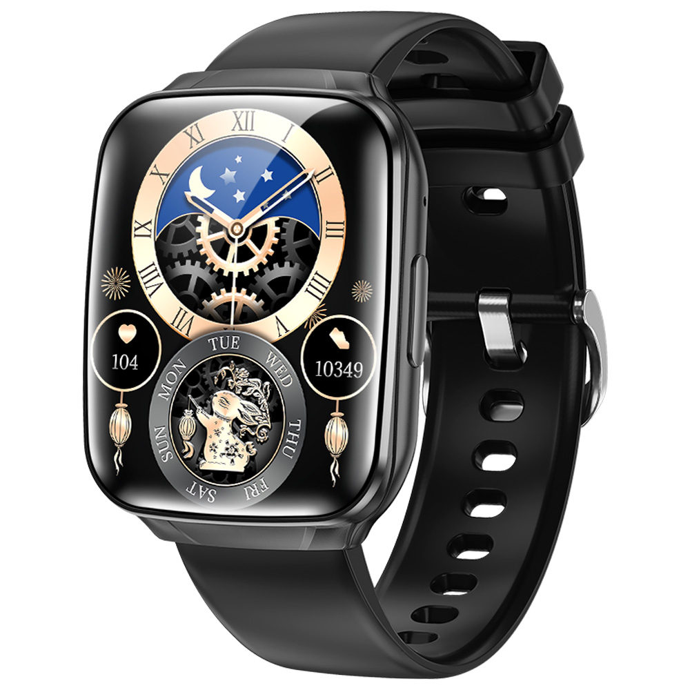 スマートウォッチ Bluetooth通話 1.83インチ大画面 血中酸素 心拍 歩数 カロリー 健康管理 スマートブレスレット 腕時計 着信通知 IP67防水 睡眠 音楽再生 QS30 |  | 01