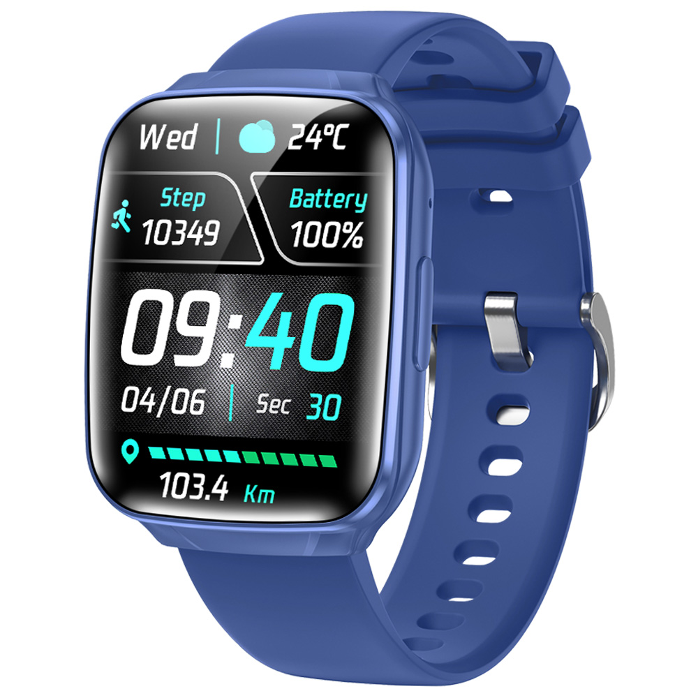 スマートウォッチ Bluetooth通話 1.83インチ大画面 血中酸素 心拍 歩数 カロリー 健康管理 スマートブレスレット 腕時計 着信通知 IP67防水 睡眠 音楽再生 QS30 |  | 02
