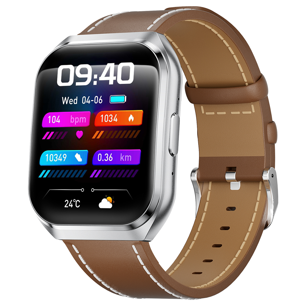 スマートウォッチ メンズ Bluetooth通話 1.83インチ 3D曲面 血中酸素 歩数 健康管理 スマートブレスレット 着信通知 IP68防水 1000mAh大容量バッテリー QS26 |  | 03