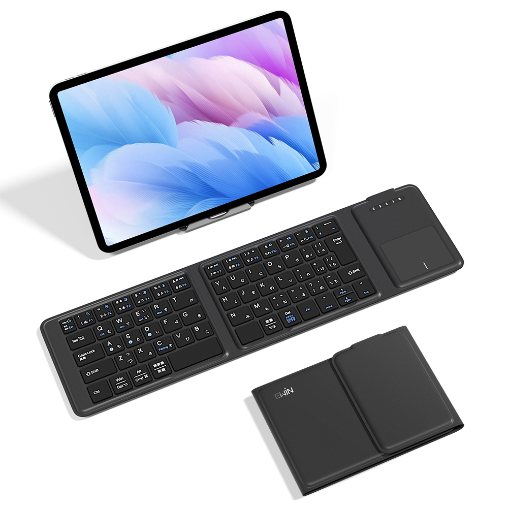 Ewin 折りたたみ キーボード Bluetooth 日本語配列 iPad ワイヤレス