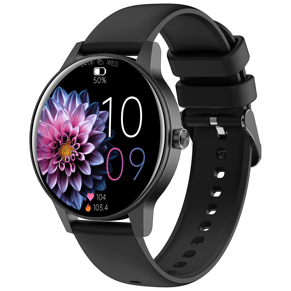 スマートウォッチ  Bluetooth通話 1.27インチ大画面 血中酸素 心拍 歩数 カロリー スマートブレスレット 健康管理 腕時計 着信通知 IP68防水リストバンド 新QS80 |  | 01