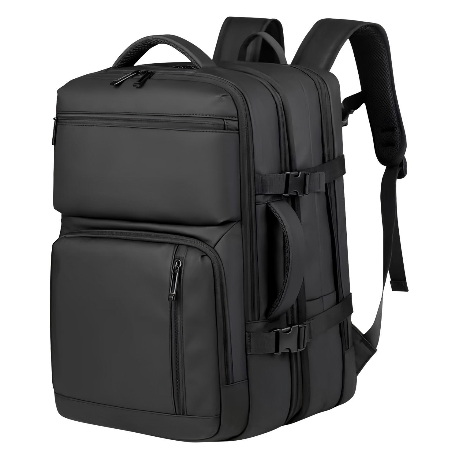 拡張できる リュック メンズ 大容量36L ビジネスバッグ 3Way リュックサック 17インチPC収納 キャリーオン PCリュック 防水 バックパック  180度開閉 男女兼用 |  | 01