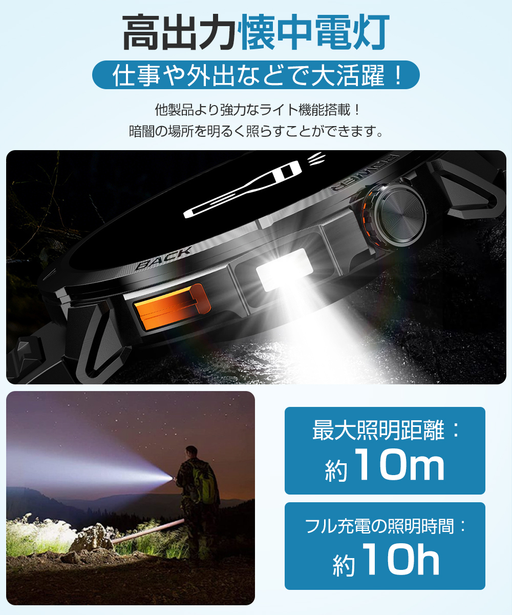 スマートウォッチ 大画面