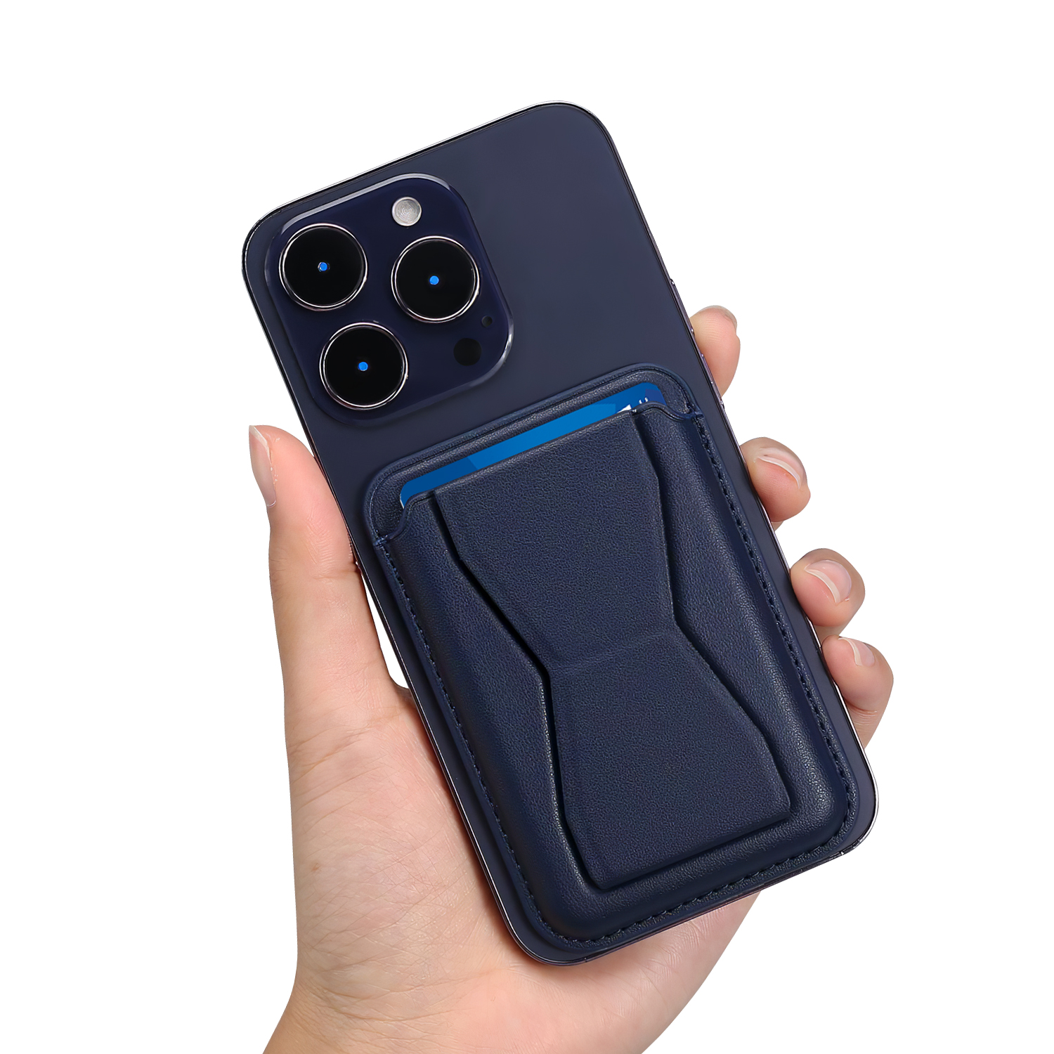 スマホスタンド MagSafe対応 強化磁力 カードケース カード収納 携帯スタンド マグネット メタルリング付き スマホホルダー マグセーフ 磁石 携帯ホルダー |  | 02