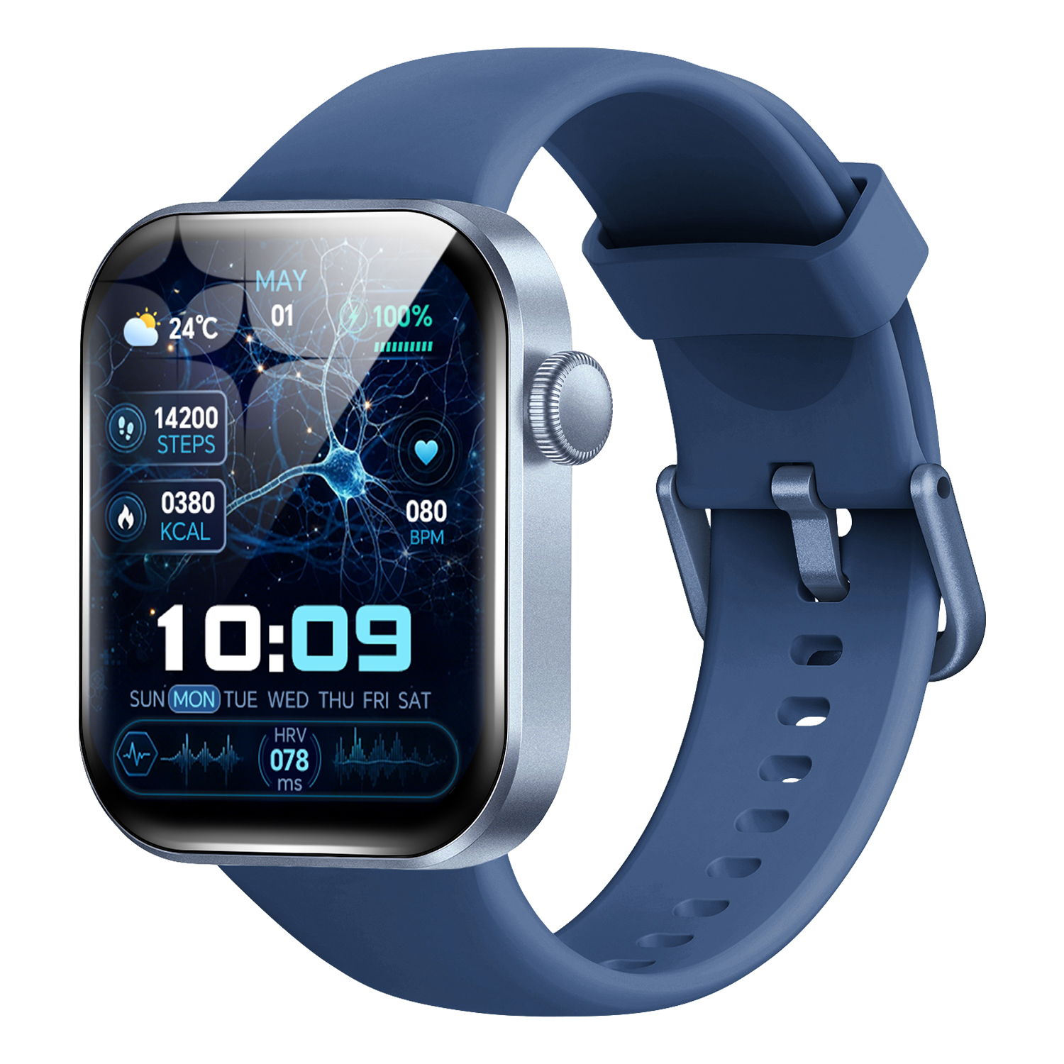 スマートウォッチ Bluetooth5.4 通話機能 IP68防水 1.85インチ 心拍 歩数計 血中酸素 着信通知 睡眠検測 生理周期 iPhone Android 腕時計 DM60 レーディス |  | 04