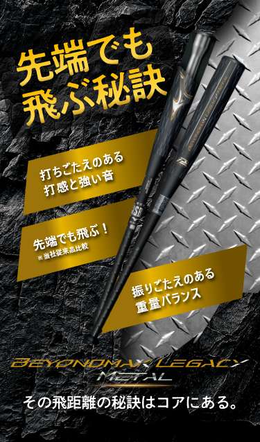 MIZUNO（ミズノ） 軟式用金属製バット ビヨンドマックスレガシーメタル