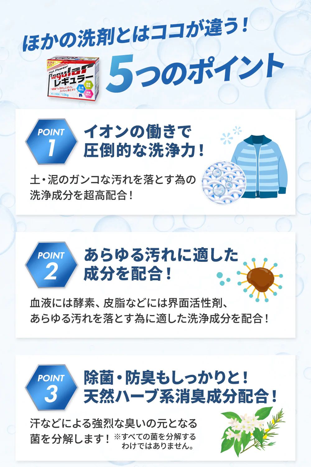 レギュラー 洗剤