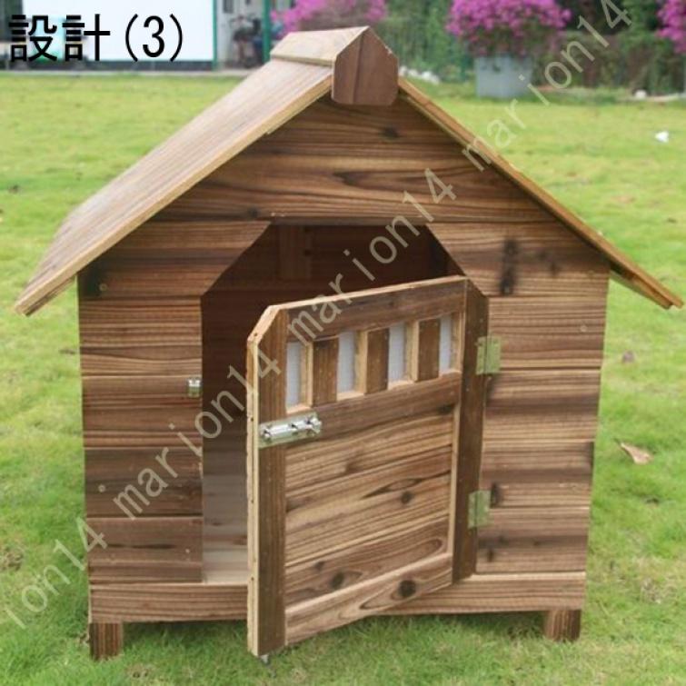 [JUI3N] 北欧 犬小屋 中小型犬用 犬舎 木製 ペットハウス 通気性犬舎 ドッグハウス 組み立て簡単 防水素材 防風 防雨 換気 さびない｜tai-store｜04