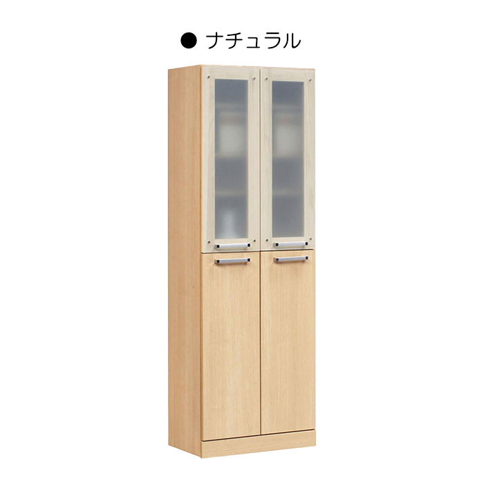 国産 食器棚 フリーボード 幅60cm 完成品 日本製 キッチン収納 ダイニングボード 高さ180cm 木製 ナチュラル｜taiho-kagu