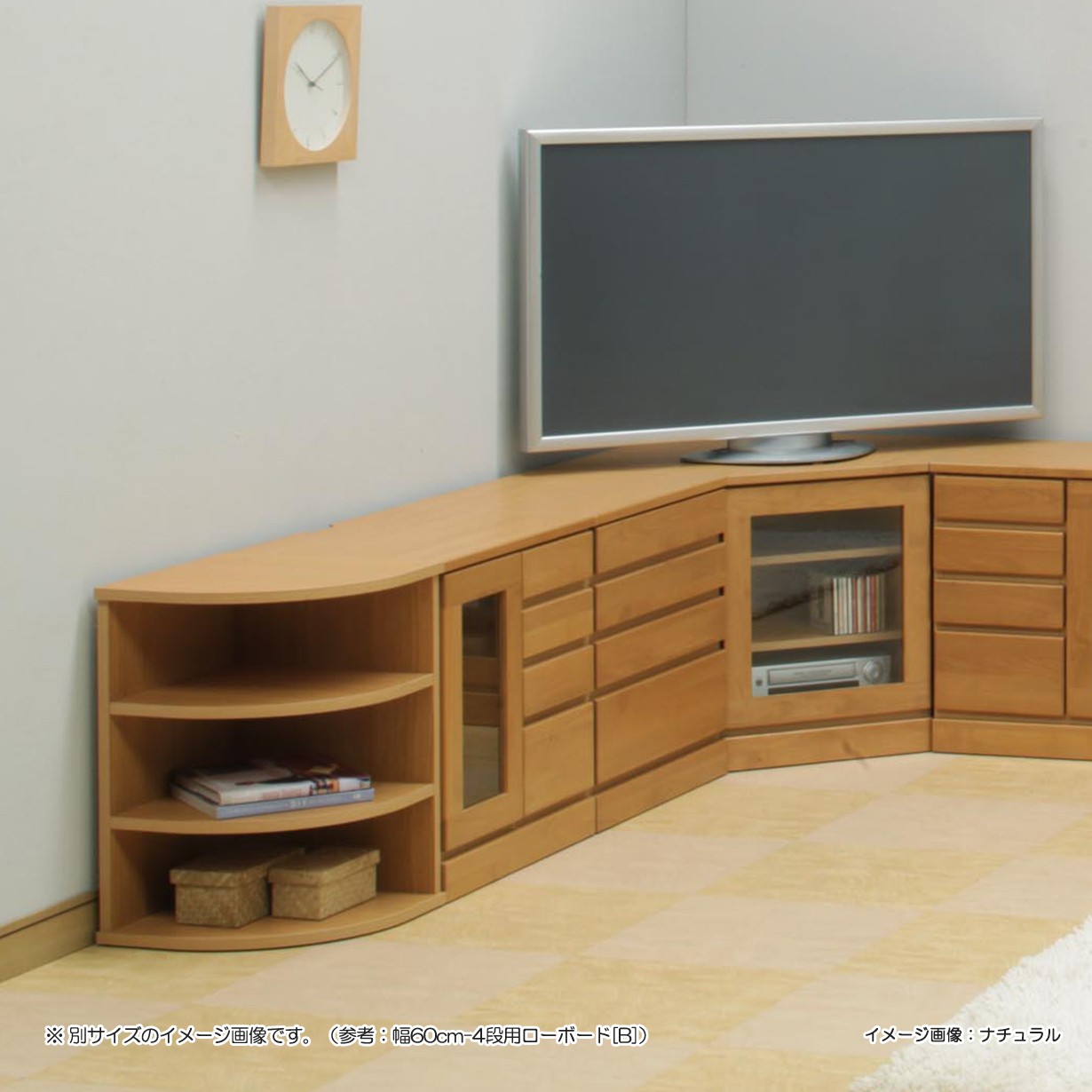 テレビ台 TV台 ローボード ガラス扉 幅60cm 高さ50cm 収納家具 テレビ