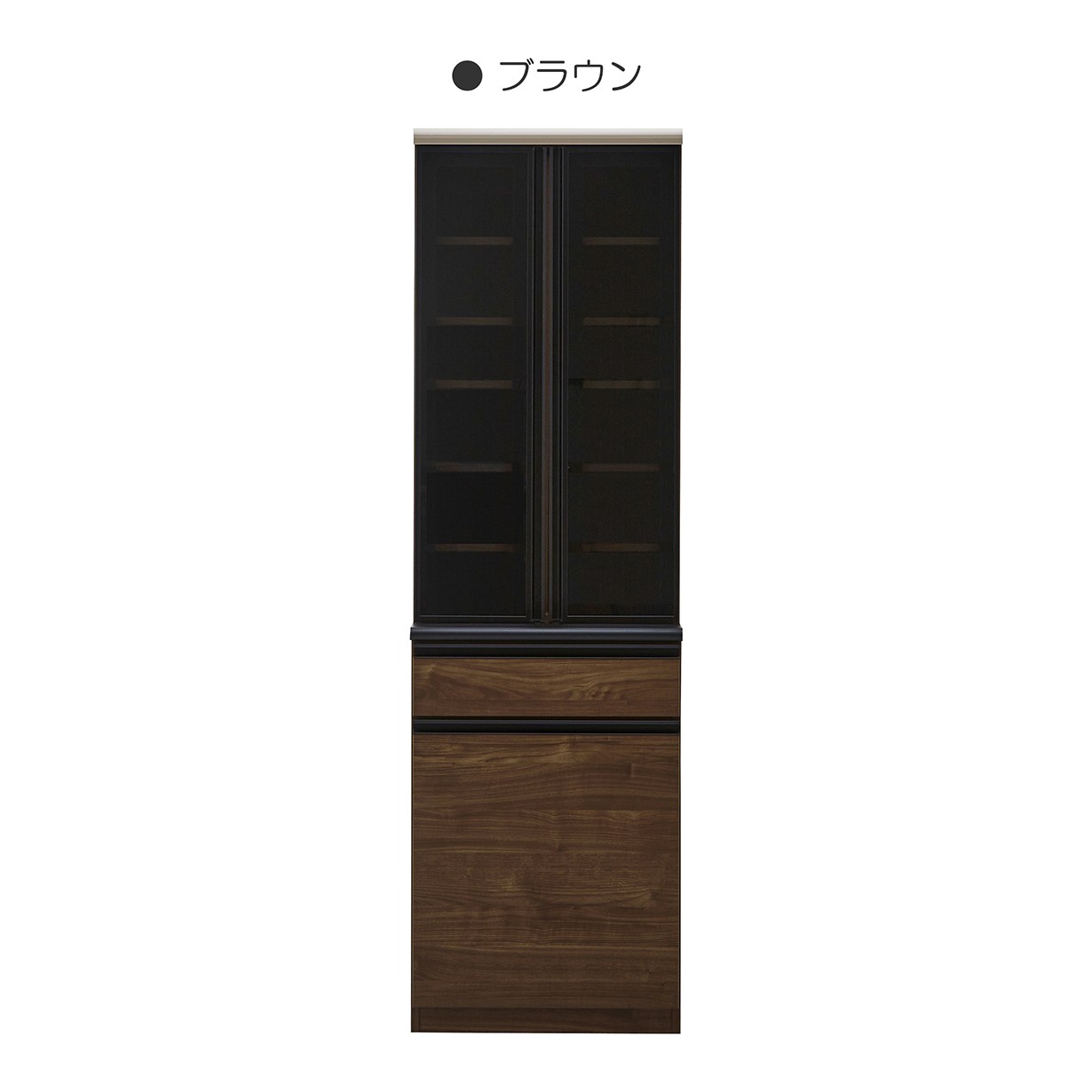 キッチンボード ダイニングボード 食器棚 幅60cm 日本製 ハイグロス