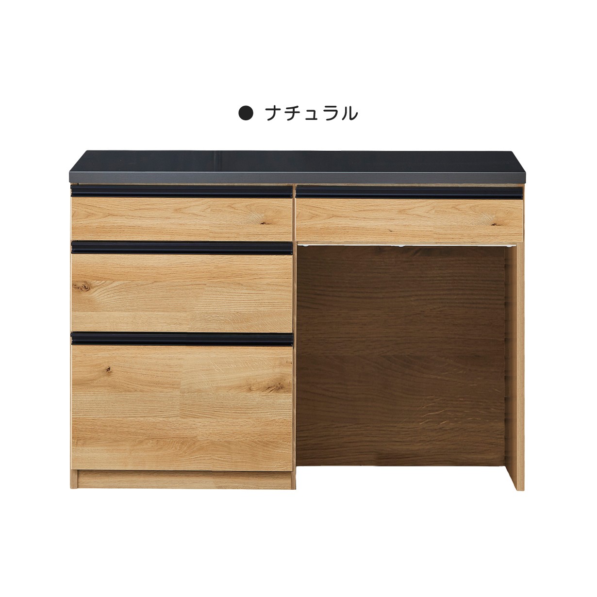 木目調キッチンカウンター ディフェダストカウンター　　◆定価7万◆ 直接OK ダストカウンター キッチンカウンター 幅120cm 完成品 日本製 ゴミ箱
