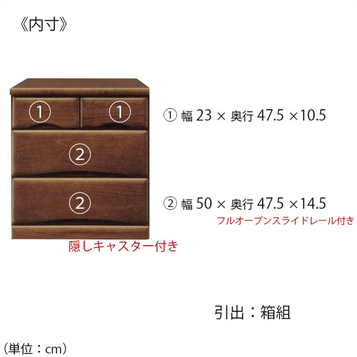 押入れ収納 クローゼットチェスト 完成品 幅60cm 引き出し 3段