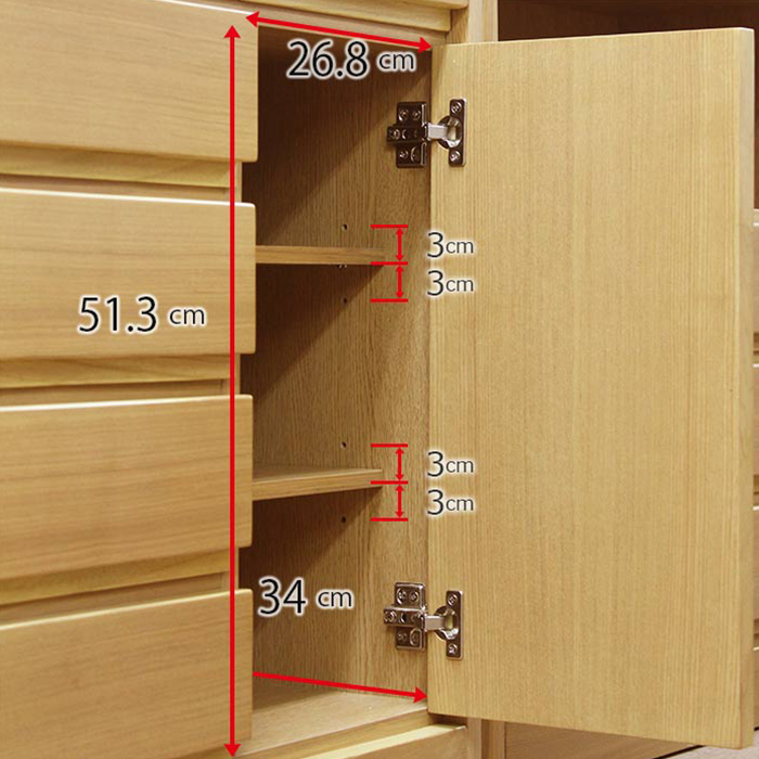 キャビネット 電話台 幅90cm 完成品 ファックス台 FAX台 ナチュラル