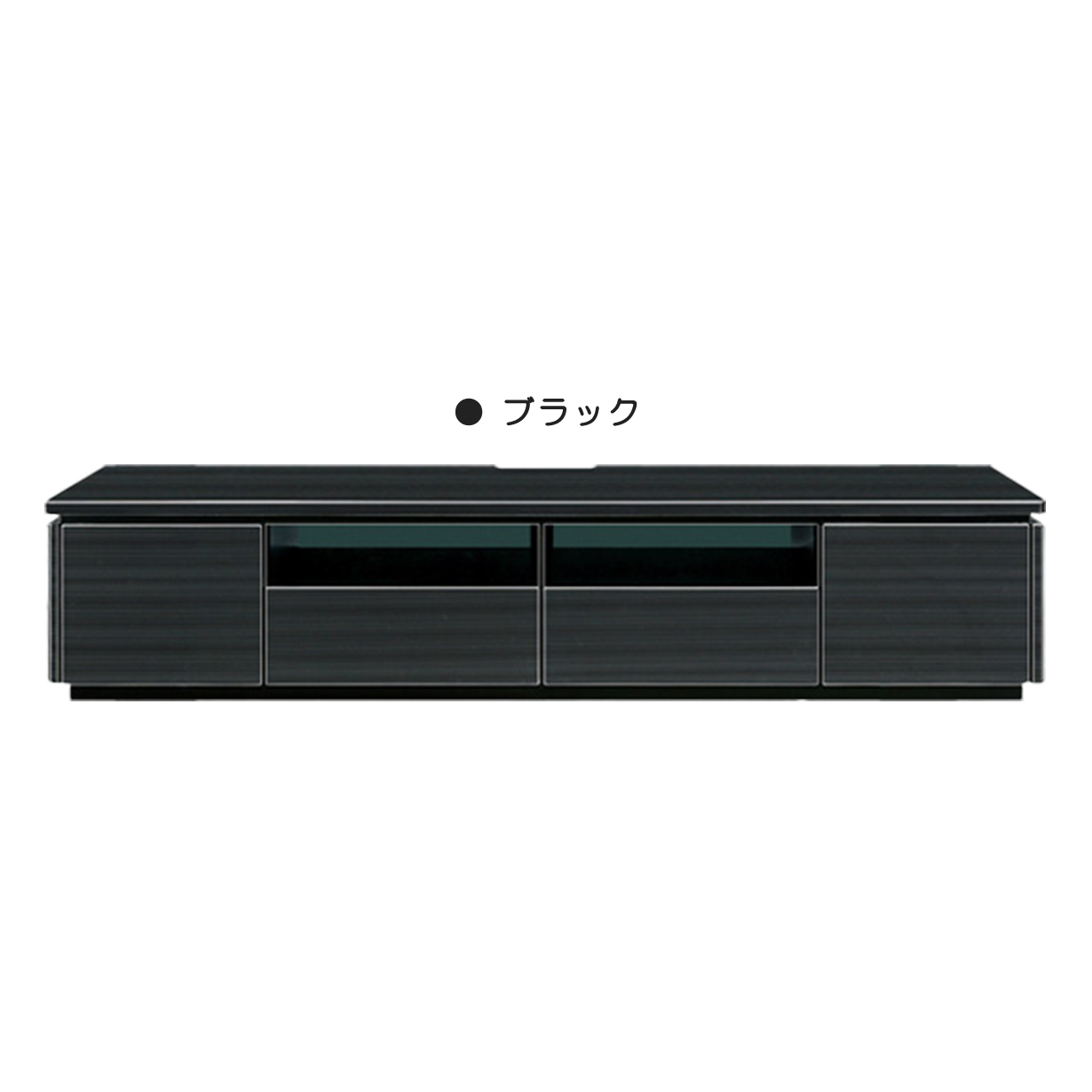テレビ台 ローボード ロータイプ テレビ TV スタンド ボード ラック 幅180cm 65型 TV台 ブラック
