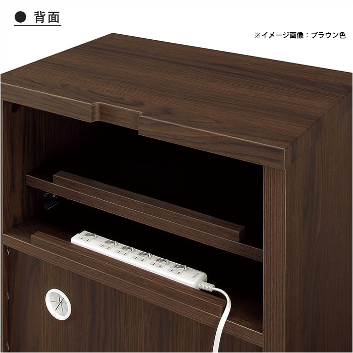 幅45cm ナイトテーブル 電話台 ミニキャビネット 完成品 開き扉