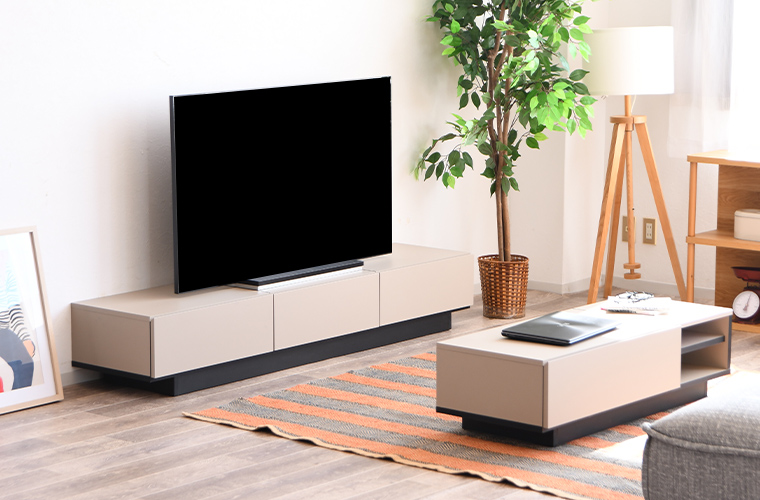テレビボード プロジェクター台 収納付き ロータイプ 幅180cm パソコン