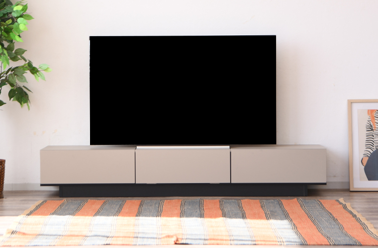 テレビボード プロジェクター台 収納付き ロータイプ 幅180cm パソコン